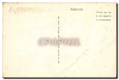 Lisieux — Absydę Katedry Świętego Piotra — Wydawnictwo artystyczne Paul Mir, Lisieux. — Rewers