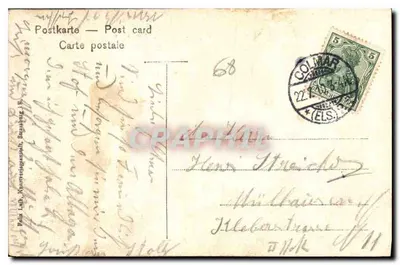 Colmar — Widok ogólny — wydawca nieznany, numer serii 68 — Rewers