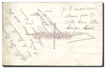 Coppia in scena — scena di flirt — DÉDÉ n° 282 — Verso