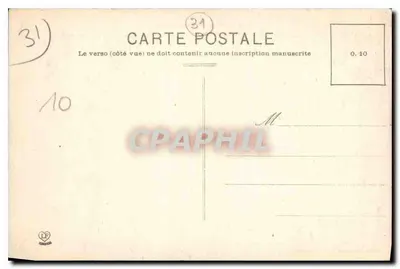 Centralne Pireneje — Widok z Superbagnères (1800 m n.p.m.) — Fot. Labouche Fr. - Toulouse — Rewers