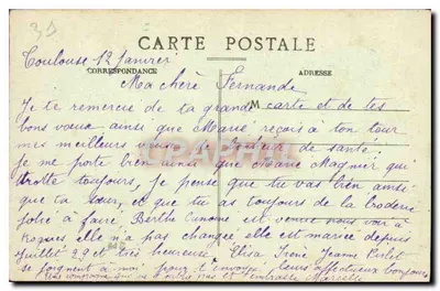 Toulouse — Cour dell'Hotel d'Assécat — A. Langl-Heinzel, edit. Toulouse — Verso
