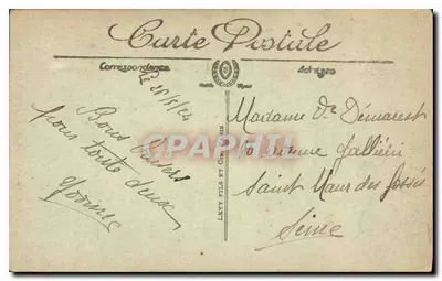 Bourges — Invoer van het Paleis Jacques-Cœur — LL. — N° 50 — Achterkant