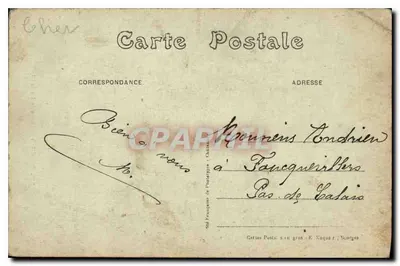 Bourges — Statua Louisa XI autorstwa J. Baffiera — nr 381 — Rewers