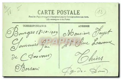Bourges — Ogród Arcybiskupiego — LL. nr 41 — Rewers