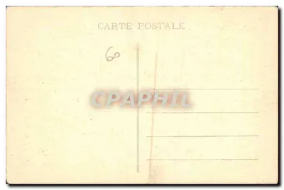 Compiègne — Vista del Castello dal Parco — Cliché della Compagnia Aerea Francese — Verso