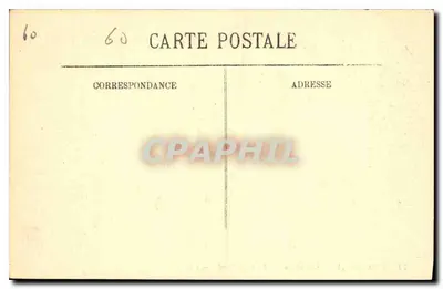 Compiègne — Zamek — La Plate-Bande — LL. — N°74 — Rewers