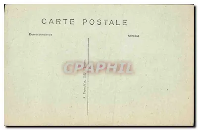 Montrésor (Loir-et-Cher) — Wjazdowa brama z żelaza do zamku — A. Page & Cie, Tours, nr 35 — Rewers