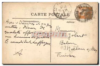 Montauban — Muzeum Ingres — Studium dla złotego wieku — Achille Bouis, fotografia, F. Jaubert Sr, Montauban — Rewers