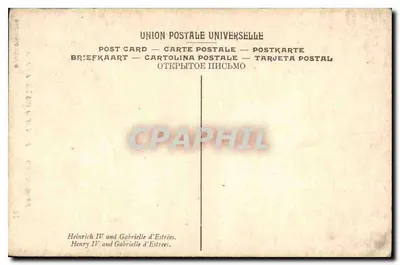 Fragonard — Henryk IV i Gabrielle d'Estrées — Muzeum w Amiens — Rewers