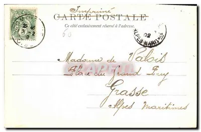 Muzieksalon — Kasteel van Compiègne — Kunzli Frères, Paris 700 — Achterkant