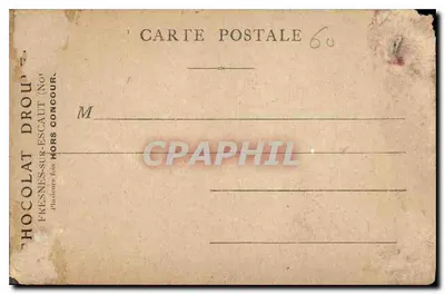 Chantilly — Zamek — Chocolat Drouault (Fresnes-sur-Escaut, Nr 60) — Rewers