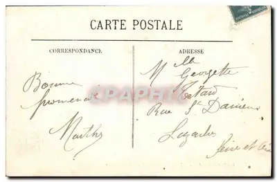 Zamek CHANTILLY — Schody Honorowe — LL. n°112 — Rewers