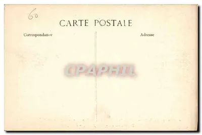 Galeria das Tapeçarias - Desmaio de Esther - Palácio de Compiègne — E.D. n°60 — Verso