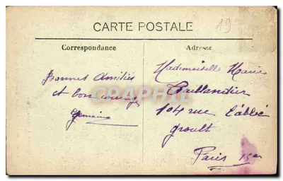 Corrèze — 17. GIMEL — Wodospad Rédole — Phototype Bessot et Guionie, Beiry — Rewers