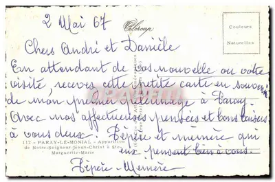 Wydarzenie z Jezusem Chrystusem dla św. Margaryty Marii — Paray-le-Monial — wydawca — Rewers