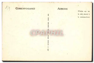 Lisieux — Kościół Świętego Désira — Wydawnictwo artystyczne Paul Mir, Lisieux — Rewers