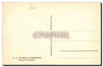 Zamek w Pierrefonds — Wydawnictwo Cozér, nr 6 — Rewers