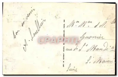 Tours — Widok na wieże Katedry Świętego Gatiana — LL. n° 262 — Rewers