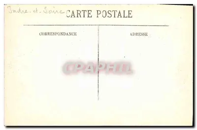 Amboise — Widok Loiry z Tarasy Pałacu — LL. — Rewers