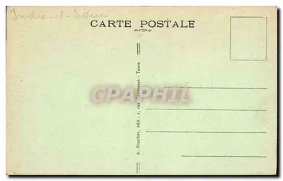 Rochecorbon — A «Lanterne», único vestígio do castelo de Robert des Roches — A. B. — Verso