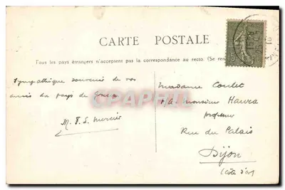 La LAITIÈRE — Muzeum w Tournusie N° 74 — Bourgeois-Frères, Chalons-s.-S. — Rewers