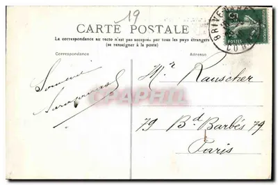 Vale da Vézère no Saillant — Corrèze — BRIVE — A.G. Br 246 — Verso