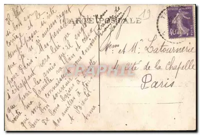 Gimel - Wielka Kaskada — Corrèze, wydawca G. Guyonnet, n°8 — Rewers