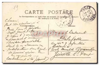Gimel, la Grande Cascade — Fototipo Bessot et Guiorrie, Brive — Verso