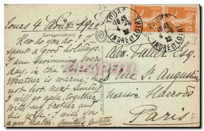 Tours — Dach Bazyliki św. Martyna i Katedra — nr 33 — Rewers