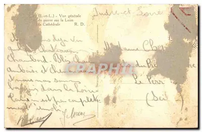 Indre-et-Loire — Ogólny widok Tours z katedry — Forange — Rewers