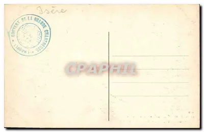 Dauphiné — Klooster van de Grande Chartreuse — Algemene beperkte en volledige uitzicht — CI. A.V. n°60 — Achterkant
