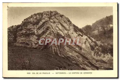 Col da Faucille — Septmoncel — O Chapéu do Guarda — editor Uraun & Cie, impr. Mithouze-Dornach