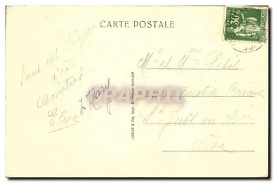 Col da Faucille — Septmoncel — O Chapéu do Guarda — editor Uraun & Cie, impr. Mithouze-Dornach — Verso