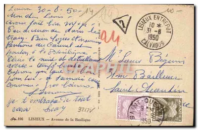 Basílica do Sagrado Coração — Paris — editada por CIR DES ARTS PHOTOGRAPHIQUES — Verso