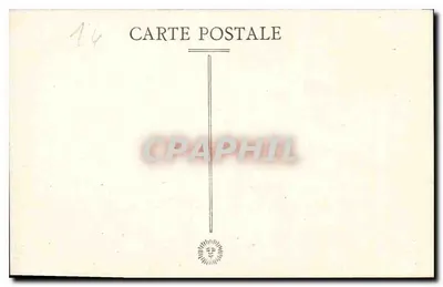 Caen — Absydę kościoła św. Etienne (Abbaye aux Hommes) — Wydawca: Spółka Anonimowa Fotografii z Caenu, nr 4 — Rewers