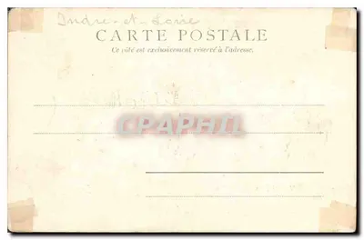 Loches — Vista Geral — Paris, editor KF, n° 270 — Verso
