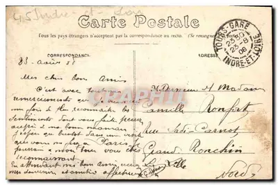 Tours — A Catedral — MR-PHOTO, LA TRANCHÉE-TOURS, n°23 — Verso
