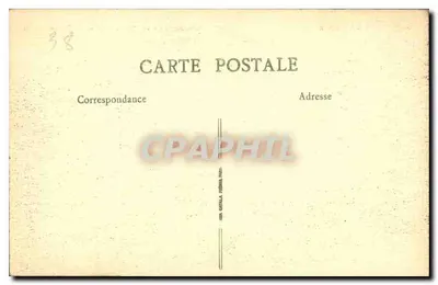 Grenoble - El Puente de Francia y el Fuerte Rabot — Editor R. Eti Paris — Reverso
