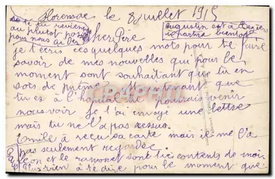 Jongeman in smoking — met bloemenvoorwerp en bloemenkist — 1064 — Achterkant