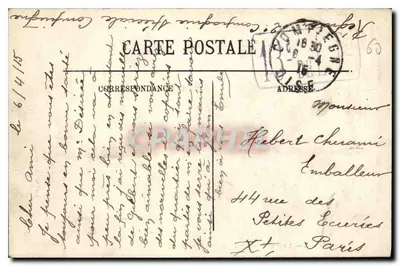 Compiègne — Zamek widziany z Parku — N.G. — N° 100 — Rewers
