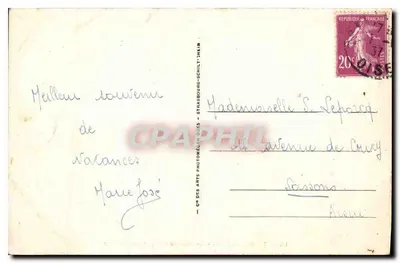 Compiègne — Zamek — Front na ogród — LL 79 — Rewers