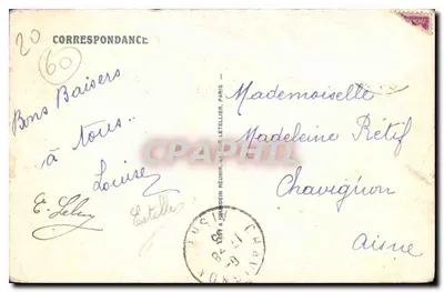 Zamek w Chantilly — Widok z parteru — ND — Rewers