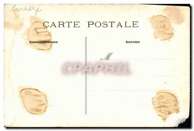 Usse (Corrèze) - Praça de Armas e a Fonte — Edição do Bazar de La Manguèze, n°17 — Verso