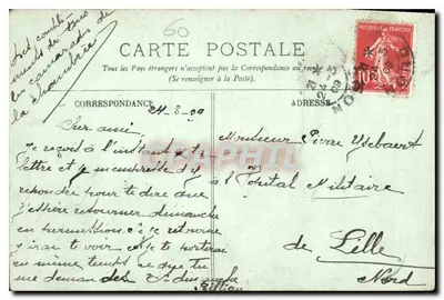 Zamek w Chantilly — Châtelet — LL. — N°13 — Rewers