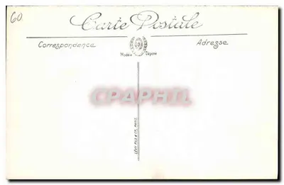 Compiègne — Fachada do Castelo no Parque — LL. — Verso