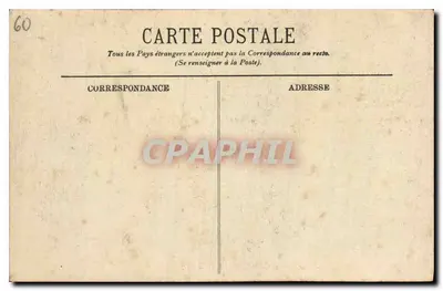 Compiègne — Zamek — Sala Festiwna — LL. — Rewers