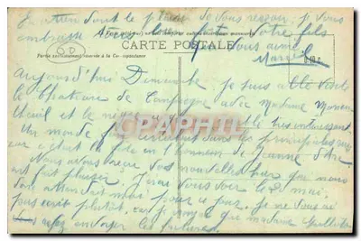 Pamiątka po Dzieciach z Compiègne — Wydawca Bourson, Compiègne — Rewers