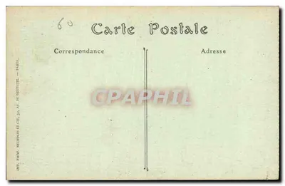 Castelo de Chantilly — A Sala do Príncipe de Condé — ND Phot. — Verso