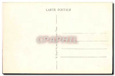 Tours (I.-et L.) - Le Palais de Justice, l'Hôtel de Ville et la Place (côté Sud) - A. P. — Verso