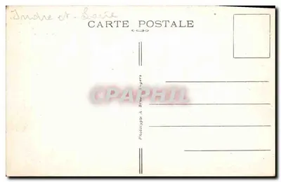 Chinon (Indre-et-Loire) — Il Castello, vista generale lato Nord-Est — A. B. — Verso